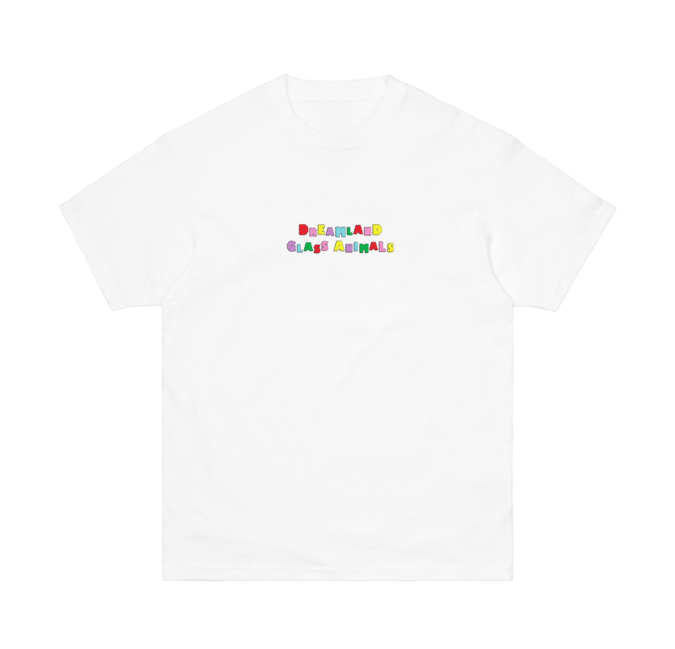 Dreamland White Embroidery Tee - Glass Animals