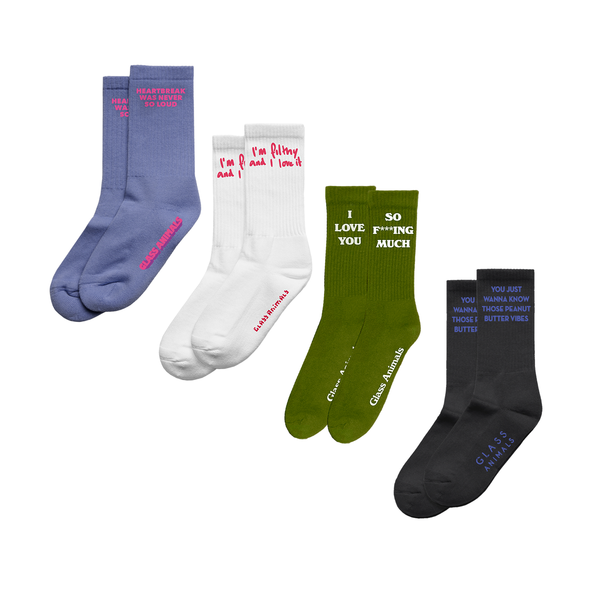 Glass Animals Sock Bundle