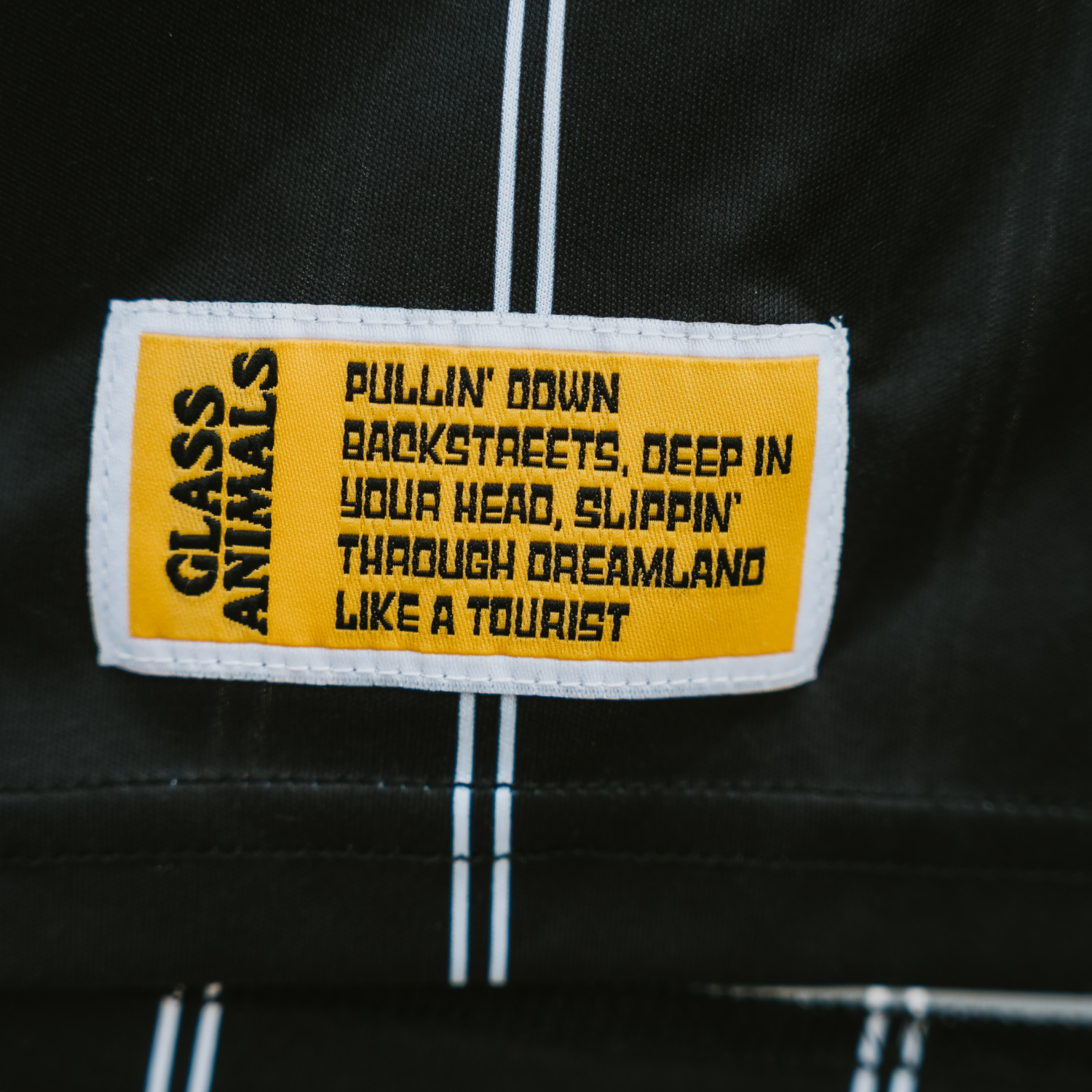 Glass Animals - Glass Animals Black & Gold Football Shirt