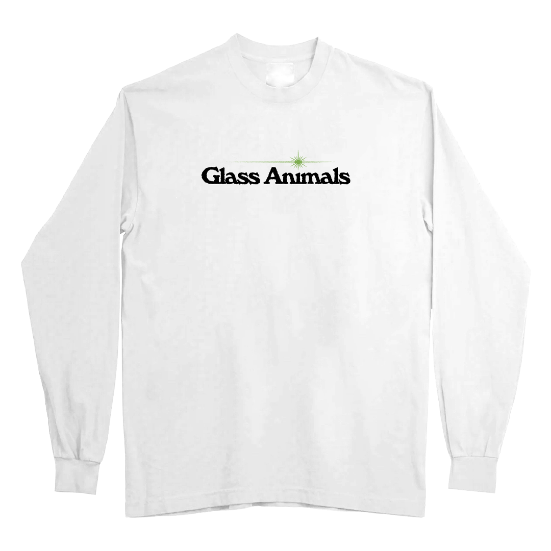 Glass Animals - I Love You So F***ing Much Glow-In-The-Dark Longsleeve T-Shirt in white