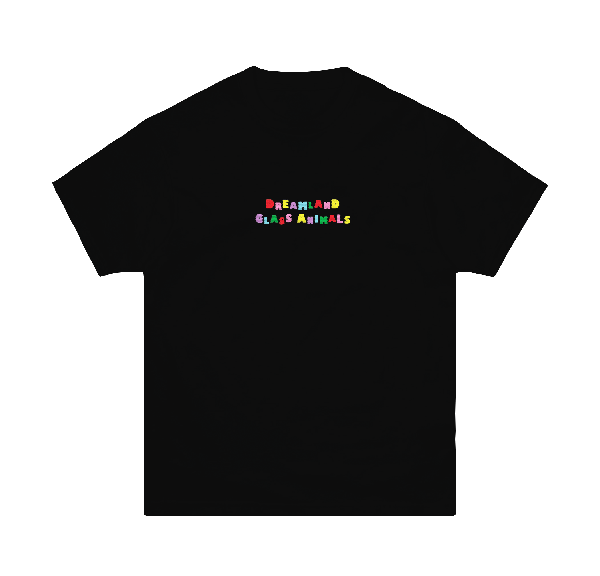 Glass Animals - Dreamland Black Embroidery Tee