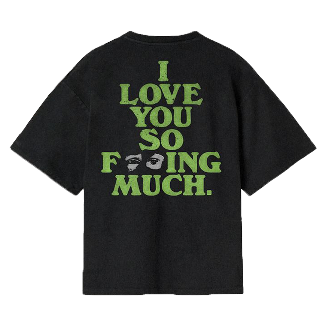 Glass Animals - I love you so f***ing much t-shirt in green 