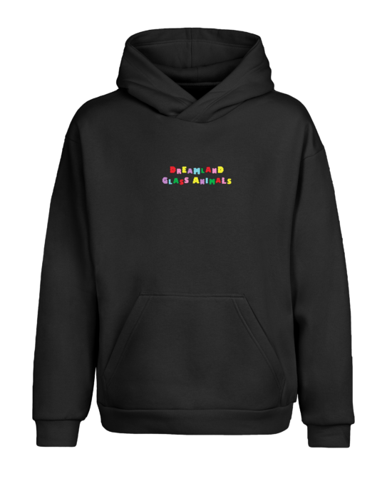Glass Animals - Dreamland Black Embroidery Pullover Hoodie